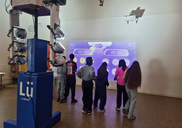 Animation Mur Interactif semaine du bien être au Collège Jean Perrin au Kremlin Bicêtre