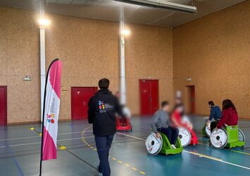 Sensibilisation handisport et handicap - Collège Simone Veil, Mandres-les-Roses