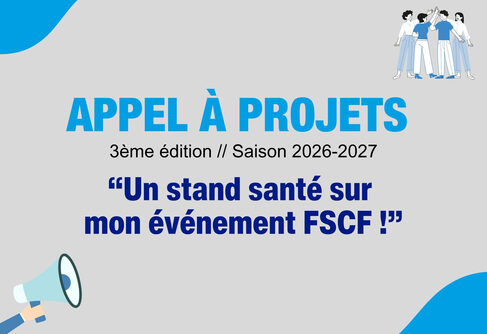 Appel à projets « Un stand santé sur mon événement FSCF » : les 6 lauréats de la 3ème édition dévoilés !