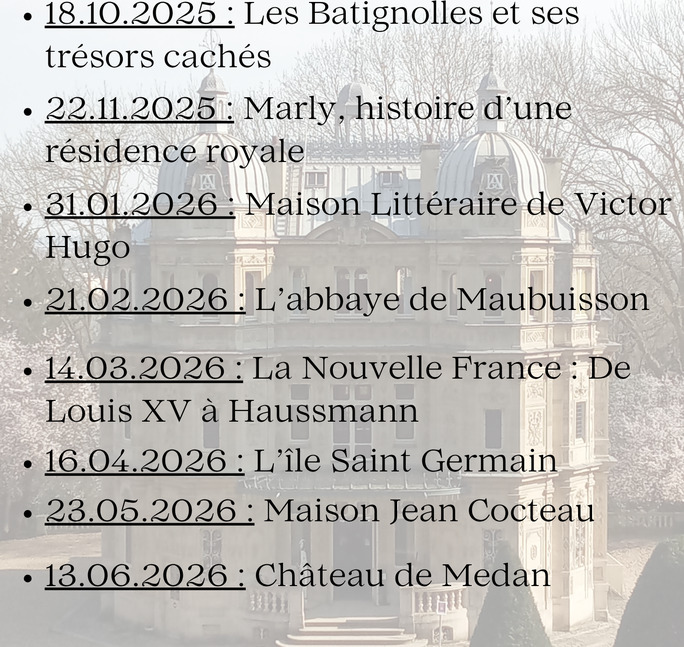 Programmation 2025-2026